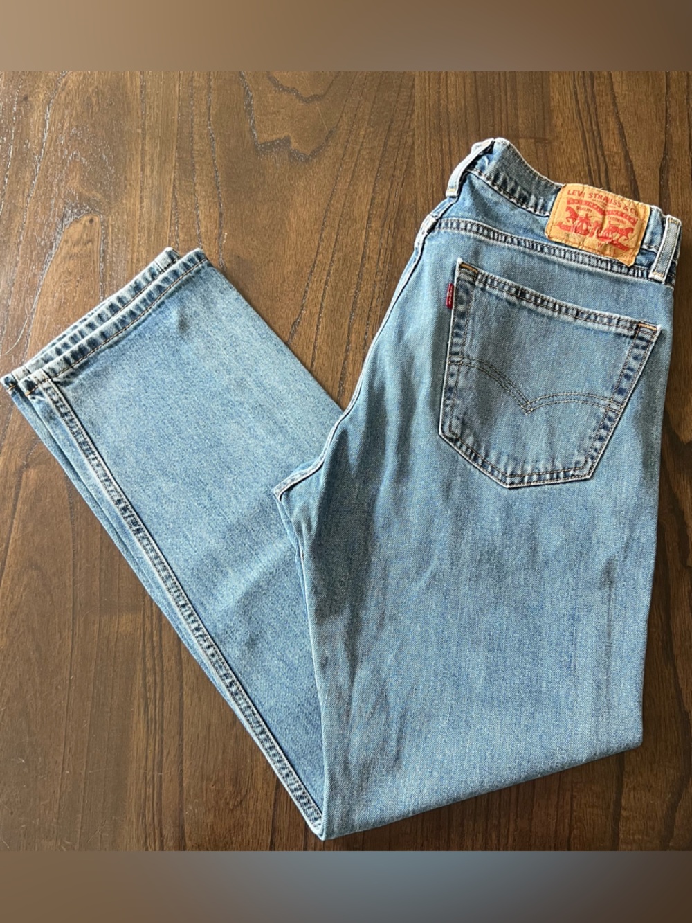 Levi's Light Wash Straight  505 Jeans - 32 W/30 L